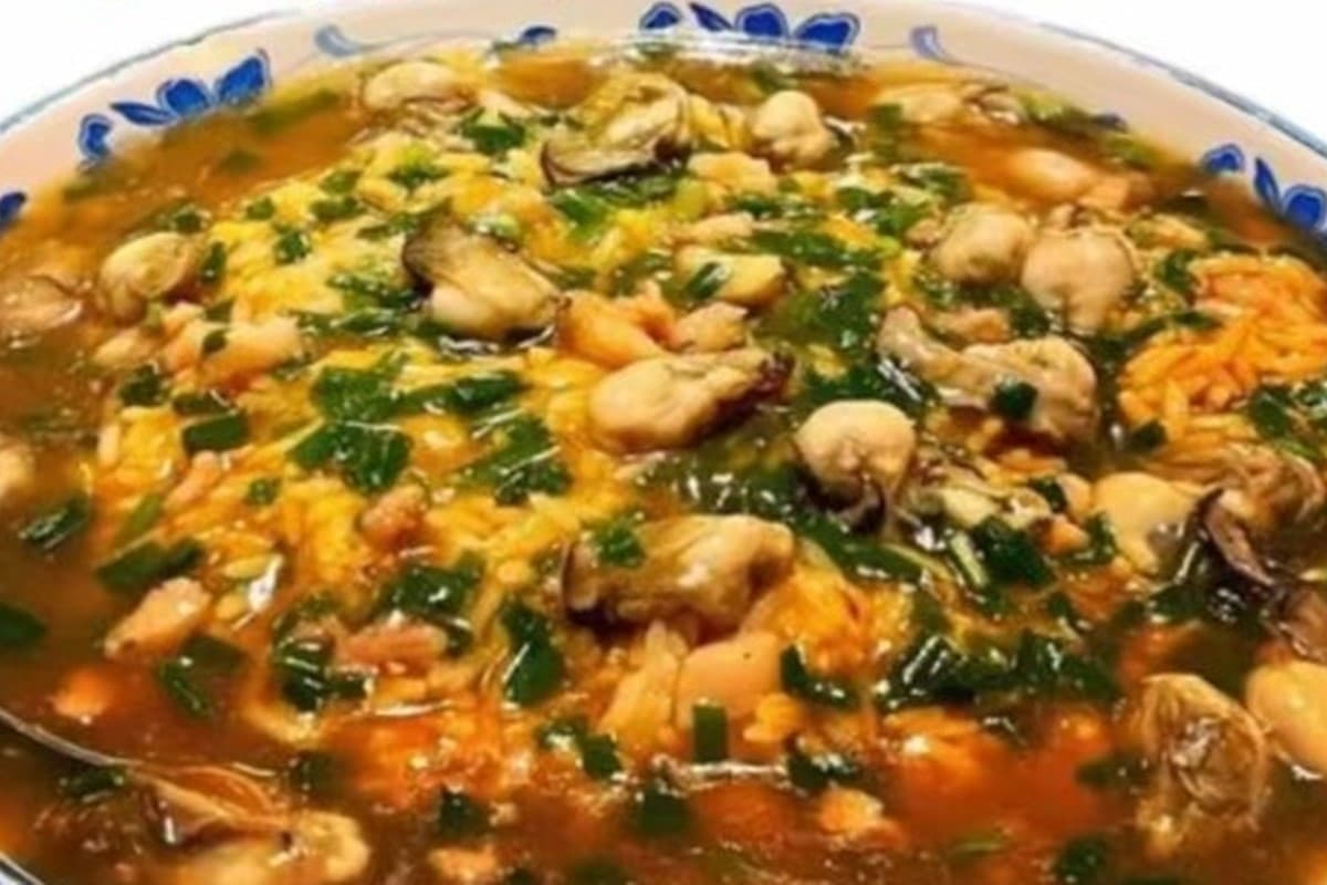 Razor Clam Rice Bowl